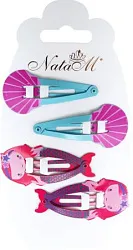 Заколка для волос НАТАМ Русалки и ракушки арт.BV18012A