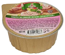 Паштет МЯСОРУБКА Аппетитный из свиной печени л/у 75г