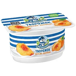 Творожок ПРОСТОКВАШИНО персик абрикос бзмж 3.6% 110г