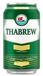 Пиво ТХАБРЮ светлое фильтрованное пастер 4.8% ж/б 0.33л