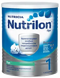 Смесь НУТРИЛОН ПРЕ 1 бзмж ж/б 400г
