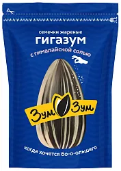 Семена подсолнечника ГИГАЗУМ жареные с гималайской солью 170г