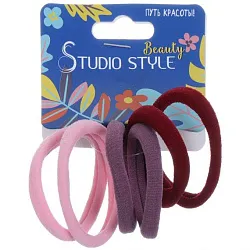 Резинка для волос СТУДИО СТАЙЛ эластичная 6шт арт.45892-4400
