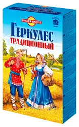 Овсяные хлопья ГЕРКУЛЕС Традиционные карт/уп 500г