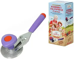 Машинка закаточная МОСКВИЧКА Улитка МЗУ-Р Е720 с роликом фиолетовая арт.02018039