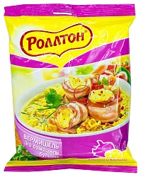 Лапша б/п РОЛЛТОН сыр-бекон 60г