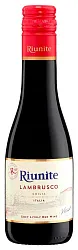 Игристое вино РИУНИТЕ Ламбруско красное п/сл 8% 0.187л