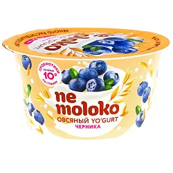 Йогурт овсяный НЕМОЛОКО черника 5% 130г