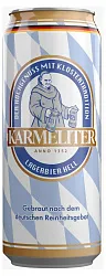Пиво КАРМЕЛИТЕР Лагербир Хелл светлое 4.9% ж/б 0.5л