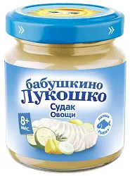 Пюре БАБУШКИНО ЛУКОШКО судак овощи ст/б 100г