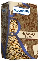 Рис МИСТРАЛЬ Акватика колор микс м/у 500г