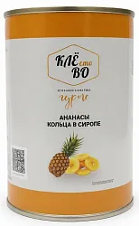 Ананасы КЛЕСТОВО кольца в сиропе ж/б 580мл