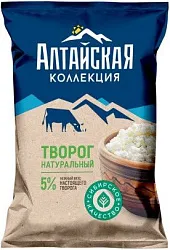 Творог АЛТАЙСКАЯ КОЛЛЕКЦИЯ бзмж 5% 180г