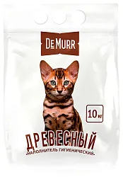 Наполнитель для туалета ДЕ МУРР древесный 10кг