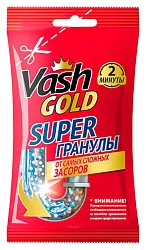 Средство для прочистки труб ВОШ ГОЛД Супер гранулы саше 70г