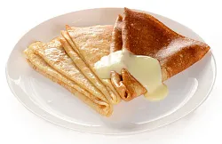 Блинчики с молоком сгущенным 3шт