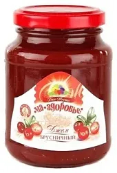 Джем НА ЗДОРОВЬЕ Брусника ст/б 310г