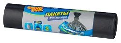 Пакеты для мусора ФРЕКЕН БОК особопрочные черные 240л 5шт