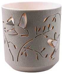 Кашпо ВМС Колибри мокачино-пудровый 2.5л арт.КШ-4652