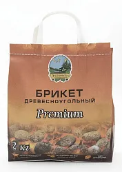 Брикет древесноугольный ФАЗЕНДА подушечка 2кг