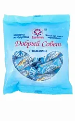 Конфеты ДОБРЫЙ СОВЕТ с вафлями на фруктозе 150г
