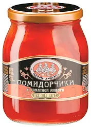 Помидорчики СКАТЕРТЬ САМОБРАНКА очищенные в томатной мякоти с/б 720мл