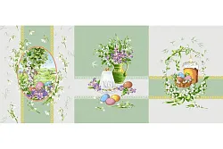 Полотенце кухонное ЛАГУНА-М Весна 45*60см рогожка арт.11569-1