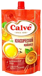 Майонез КАЛЬВЕ классический 50% д/пак 400г