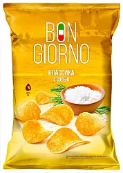 Чипсы БОН ДЖОРНО соль 90г