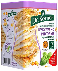 Хлебцы ДР.КЕРНЕР Кукурузно-рисовые с прованскими травами 100г