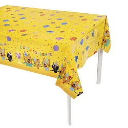 Скатерть СФЕРА Три Кота одноразовая 120*180см 1шт