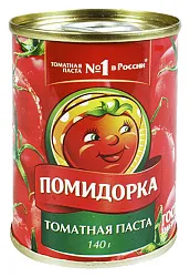 Томатная паста ПОМИДОРКА ж/б 140г