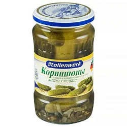Огурцы ШТОЛЛЕНВЕРК Корнишоны ст/б 330г