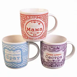 Кружка керамическая Для родных 330мл арт.536935