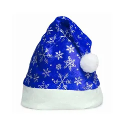 Колпак новогодний ТАМ ТАМ Снежинки синий арт.SYMZA-0622044