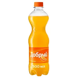 Газ.напиток ДОБРЫЙ апельсин с витамином С пэт 0.5л