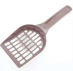 Совок для кошачьего туалета СИБИРСКАЯ КОШКА Мяус пудровый