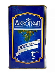 Масло оливковое АКРОПОЛЬ Экстра вирджин ж/б 1л