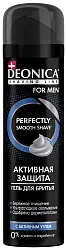 Гель для бритья ДЕОНИКА Фор Мен Активная защита с черным углем 200мл
