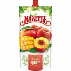 Джем МАХЕЕВЪ персик и манго д/пак 300г