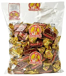 Конфеты СЛАВЯНКА Сласть шоколадная нуга с карамелью весовые
