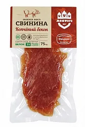 Свинина ДОБРИЧ Копченый бекон к пиву 75г