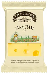 Сыр БРЕСТ-ЛИТОВСК Маасдам бзмж 45% 200г