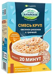Овсяная крупа ГУДВИЛЛ резаная карт/уп 500г
