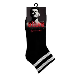 Носки мужские АЛЛЮР Роберто черные р.39-41