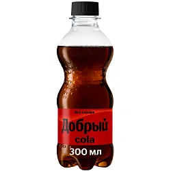 Газ.напиток ДОБРЫЙ Кола без сахара 0.3л