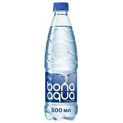 Питьевая вода БОНА АКВА газированная 0.5л