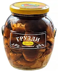 Грузди МЕДВЕДЬ ЛЮБИМЫЙ ст/б 580мл