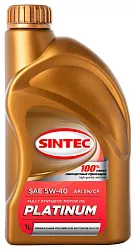 Масло СИНТЕК Платинум 7000 SAE 5W-40 API SN/CF синтетика 1л