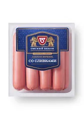Сосиски ОМСКИЙ БЕКОН со сливками 470г